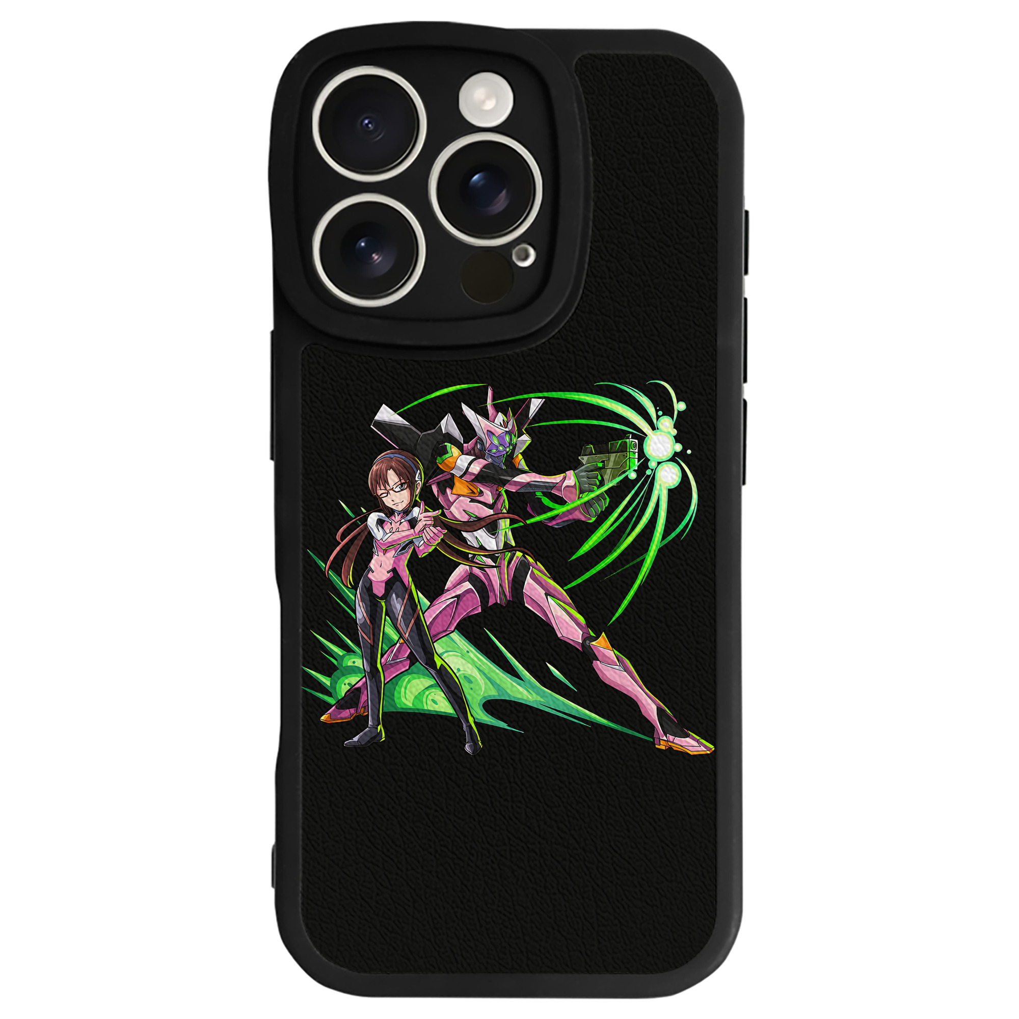 （画像用） EVA 新世紀エヴァンゲリオン 【iPhone 16シリーズ対応】シリコンスマホケース（レザー調） 材質：シリコン